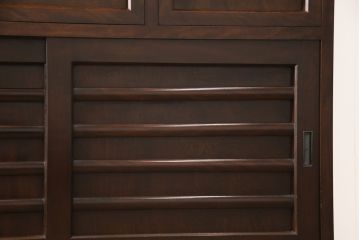 食器棚をリペア&カスタム!キャスター、コンセントを取り付け。(戸棚、収納棚、キャビネット)