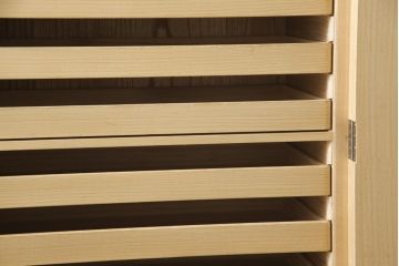 加茂総桐箪笥をリペア&カスタム!上段の引き出し枠を取り払い、衣装盆の受け製作。下段引き出し3杯のうち1杯をカットし高さをリサイズ。(並厚、総桐たんす、桐タンス、着物箪笥、衣装タンス)