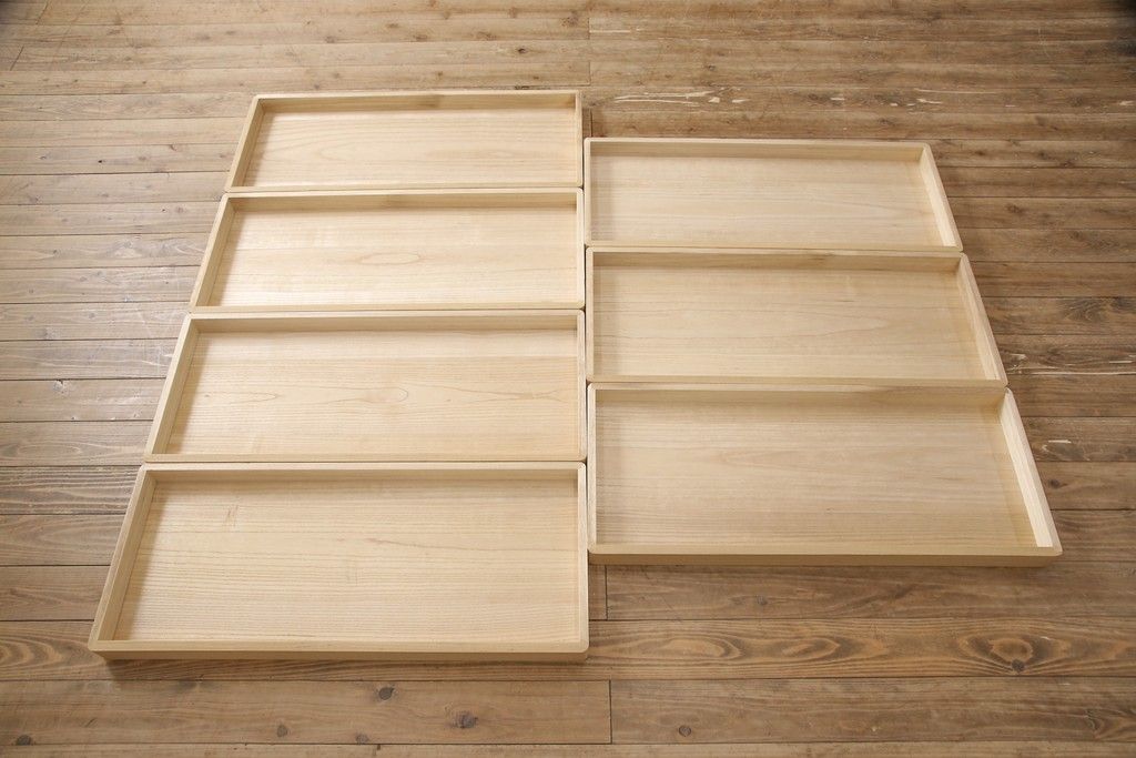 加茂総桐箪笥をリペア&カスタム!上段の引き出し枠を取り払い、衣装盆の受け製作。下段引き出し3杯のうち1杯をカットし高さをリサイズ。(並厚、総桐たんす、桐タンス、着物箪笥、衣装タンス)