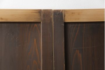 板戸4枚をリペア&カスタム!高さと幅をリサイズし、引手・戸車を取付け。(板戸、引き戸、建具)