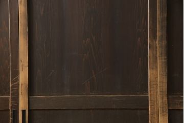 板戸4枚をリペア&カスタム!高さと幅をリサイズし、引手・戸車を取付け。(板戸、引き戸、建具)