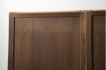 板戸4枚をリペア&カスタム!高さと幅をリサイズし、引手・戸車を取付け。(板戸、引き戸、建具)