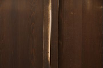 板戸4枚をリペア&カスタム!高さと幅をリサイズし、引手・戸車を取付け。(板戸、引き戸、建具)