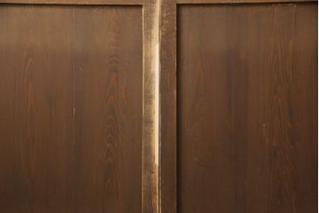 板戸4枚をリペア&カスタム!高さと幅をリサイズし、引手・戸車を取付け。(板戸、引き戸、建具)