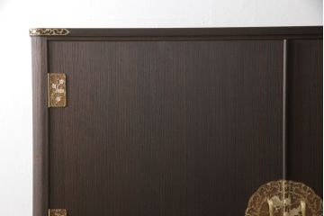 加茂総桐箪笥をリペア&カスタム!内部はそのままに、本体外側のみブラウン系で着色。(総桐たんす、引き出し、チェスト、着物箪笥、和タンス)