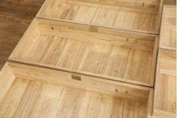 総桐箪笥をリペア&カスタム!桐材本来の木目や木色を生かしたナチュラル仕上げ。(桐たんす、和タンス、衣装箪笥、ヴィンテージ)