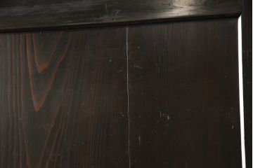 板戸4枚をリペア&カスタム!引手は加工し、1番使いやすい位置に取り付け。本体は現状の色味を活かして着色。(帯戸、引き戸)