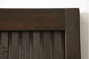 蔵戸をリペア&カスタム!戸首造作し、鎌錠・戸車を取り付け。色味は当店商品を参考に着色。(格子戸、引き戸、玄関戸)