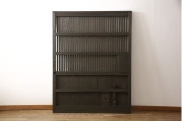 蔵戸をリペア&カスタム!戸首造作し、鎌錠・戸車を取り付け。色味は当店商品を参考に着色。(格子戸、引き戸、玄関戸)