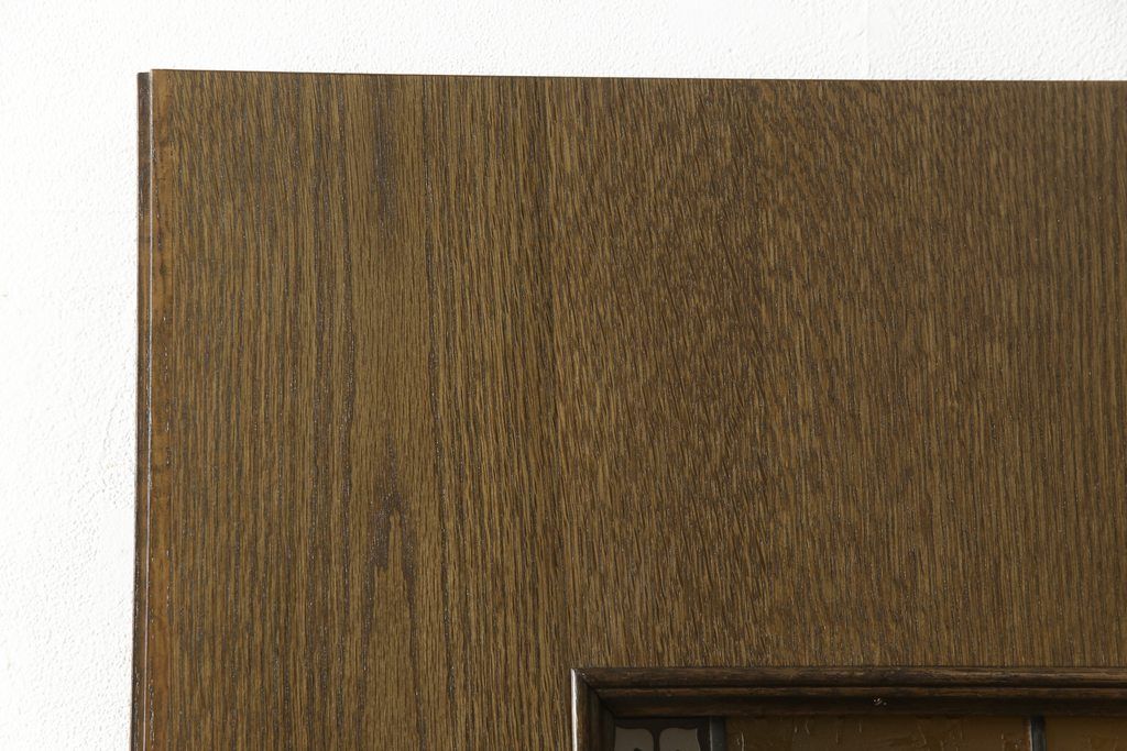 木製ドアをリペア&カスタム!高さをリサイズし、ローラー締まりを新しい物に交換。新材にて補修・加工した箇所は出来る限り本体の色味に合わせて着色。(扉、建具、ヴィンテージ)