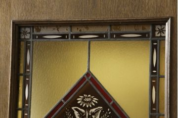 木製ドアをリペア&カスタム!高さをリサイズし、ローラー締まりを新しい物に交換。新材にて補修・加工した箇所は出来る限り本体の色味に合わせて着色。(扉、建具、ヴィンテージ)