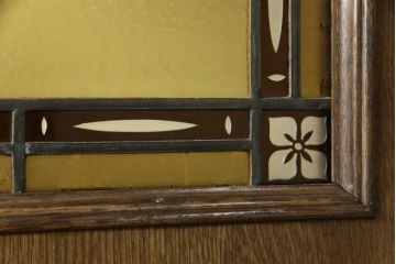 木製ドアをリペア&カスタム!高さをリサイズし、ローラー締まりを新しい物に交換。新材にて補修・加工した箇所は出来る限り本体の色味に合わせて着色。(扉、建具、ヴィンテージ)