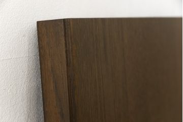 木製ドアをリペア&カスタム!高さをリサイズし、ローラー締まりを新しい物に交換。新材にて補修・加工した箇所は出来る限り本体の色味に合わせて着色。(扉、建具、ヴィンテージ)