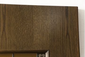 木製ドアをリペア&カスタム!高さをリサイズし、ローラー締まりを新しい物に交換。新材にて補修・加工した箇所は出来る限り本体の色味に合わせて着色。(扉、建具、ヴィンテージ)