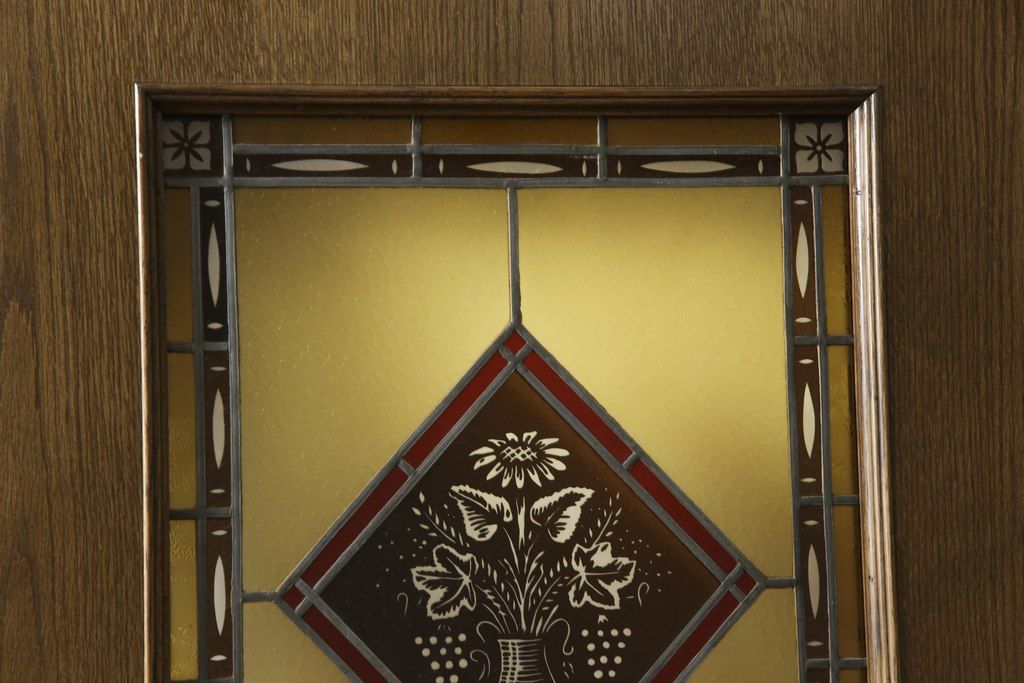 木製ドアをリペア&カスタム!高さをリサイズし、ローラー締まりを新しい物に交換。新材にて補修・加工した箇所は出来る限り本体の色味に合わせて着色。(扉、建具、ヴィンテージ)