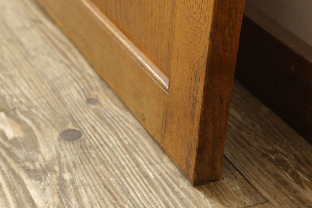 帯戸をリペア&カスタム!現状のお品物に合わせて1トーン程落ち着いた色に着色。(板戸、建具、引き戸)