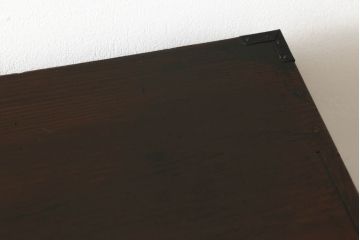 米沢小箪笥をリペア&カスタム!高さ・幅を調整して鉄脚を取り付け、現状のお品物に合わせて1トーン程落ち着いた色に着色。(枕箪笥、和タンス、小物収納、引き出し、整理箪笥、時代箪笥)