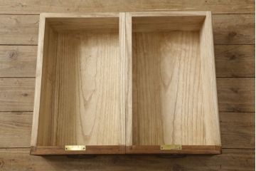 桐箪笥をリペア&カスタム!色味はオーク系にて着色。(並厚、桐たんす、洋服タンス、和タンス、引き出し)