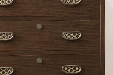 桐箪笥をリペア&カスタム!色味はオーク系にて着色。(並厚、桐たんす、洋服タンス、和タンス、引き出し)