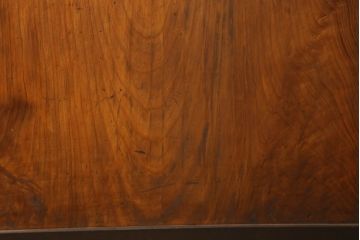 組子帯戸4枚をリペア&カスタム!高さと幅をリサイズし、レーザー加工による組子デザインの枠を製作。表はクリアガラス、裏はすりガラスに交換。色味は当店商品を参考に着色。(引き戸、帯戸)