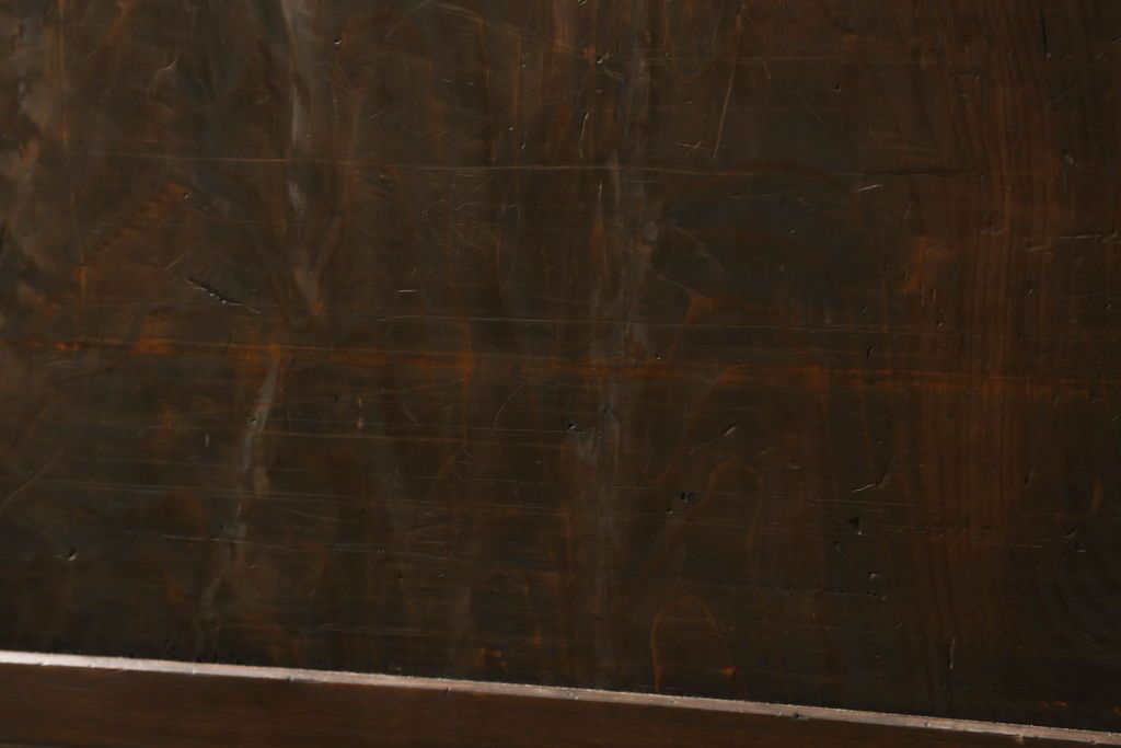 ガラス戸2枚をリペア&カスタム!高さと幅をリサイズし、調整式の平型の戸車を取り付け。色味は当店商品を参考に着色。(引き戸、建具)