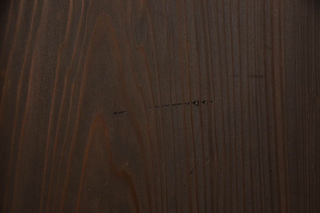 格子帯戸4枚をリペア&カスタム!高さと幅をリサイズし、既存のガラスをすりガラスに交換。本体は現状をベースにして1トーン程落ち着いた色味に着色。(板戸、建具、引き戸)