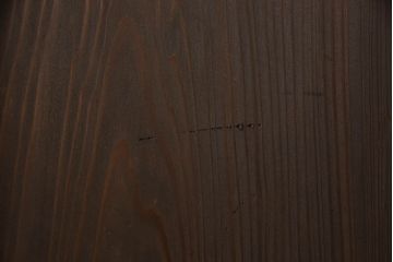 格子帯戸4枚をリペア&カスタム!高さと幅をリサイズし、既存のガラスをすりガラスに交換。本体は現状をベースにして1トーン程落ち着いた色味に着色。(板戸、建具、引き戸)