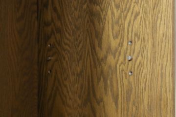 食器棚をリペア&カスタム!既存のガラスをすべてダイヤガラスに交換。本体は現状をベースにして1トーン程落ち着いた色味に着色。(キャビネット、収納棚、戸棚、ヴィンテージ)