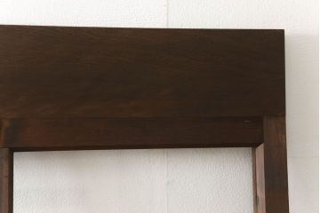 ガラス戸4枚をリペア&カスタム!高さをリサイズし、全てのガラスを新品のクリアガラスに交換。色味は当店商品を参考に着色。(引き戸、建具)