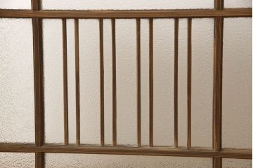 ガラス窓をリペア&カスタム!お客様のご希望に合わせてリサイズ。戸枠を新規製作。着色はせず、手触りが良くなる程度のバフ掛けをして仕上げ。(ガラス戸、引き戸、建具)