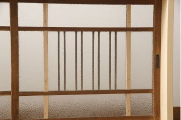 ガラス窓をリペア&カスタム!お客様のご希望に合わせてリサイズ。戸枠を新規製作。着色はせず、手触りが良くなる程度のバフ掛けをして仕上げ。(ガラス戸、引き戸、建具)