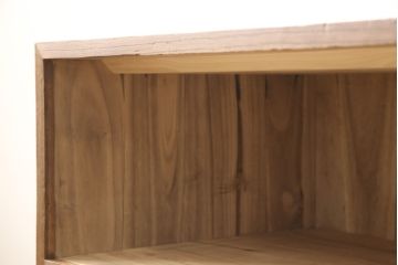 桐箪笥をリペア&カスタム!天板を補強し、金具をフラットに修正加工。自然な茶色に着色仕上げ。(ローボード、テレビ台、ローチェスト、引き出し、桐箪笥、桐たんす、収納箪笥、時代箪笥)