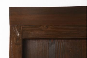 蔵戸をリペア&カスタム!高品質リペアを施し、リサイズ。丸型戸車を取り付け。外部用塗装で仕上げ。(引き戸、玄関戸、建具)