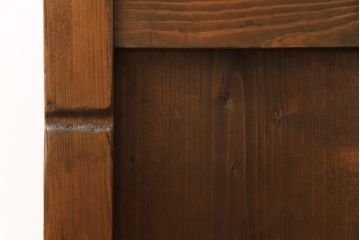 蔵戸をリペア&カスタム!高品質リペアを施し、リサイズ。丸型戸車を取り付け。外部用塗装で仕上げ。(引き戸、玄関戸、建具)