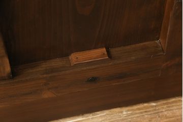 蔵戸をリペア&カスタム!高品質リペアを施し、リサイズ。丸型戸車を取り付け。外部用塗装で仕上げ。(引き戸、玄関戸、建具)