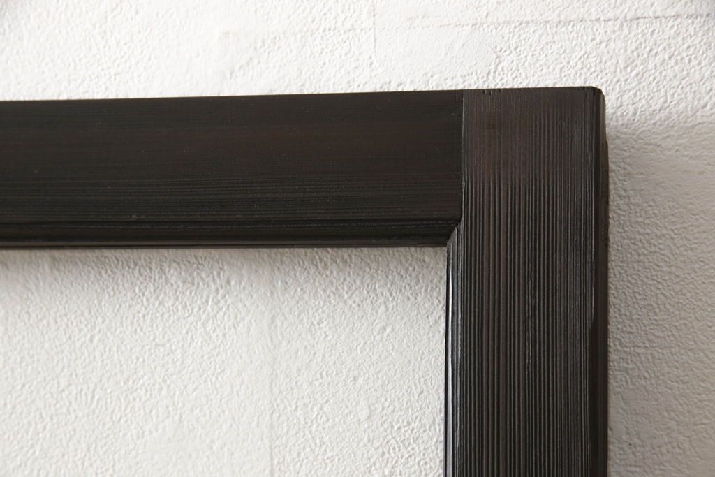 ガラス戸をリペア&カスタム!リサイズし平型戸車を取り付け。クリアガラスをはめ込み、木部はご希望の色味に着色仕上げ。(引き戸、建具)