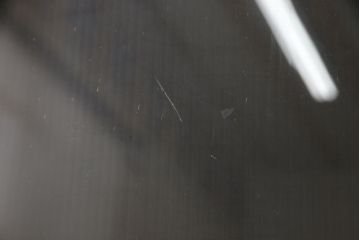 ガラス戸をリペア&カスタム!リサイズし平型戸車を取り付け。クリアガラスをはめ込み、木部はご希望の色味に着色仕上げ。(引き戸、建具)