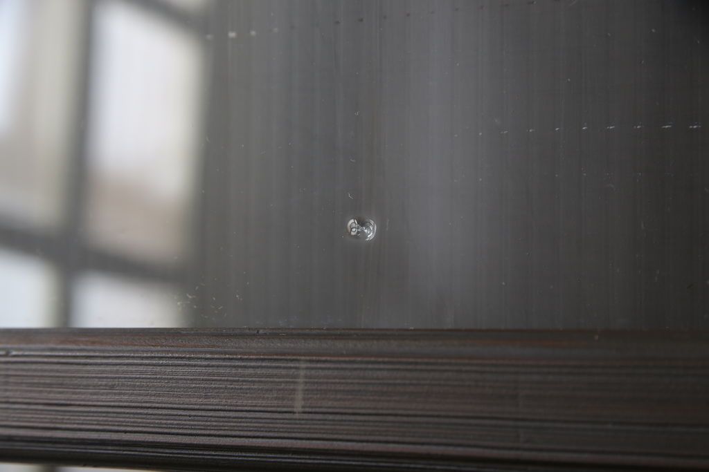 ガラス戸をリペア&カスタム!リサイズし平型戸車を取り付け。クリアガラスをはめ込み、木部はご希望の色味に着色仕上げ。(引き戸、建具)