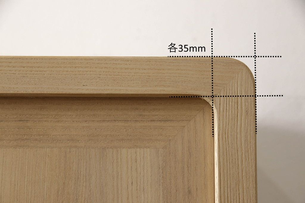 総桐箪笥の見た目を変えずに綺麗にリペア!元の自然な雰囲気をそのままに木地色仕上げ。(四方丸、大丸、桐たんす、和箪笥、和たんす、衣装箪笥)