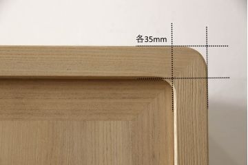 総桐箪笥の見た目を変えずに綺麗にリペア!元の自然な雰囲気をそのままに木地色仕上げ。(四方丸、大丸、桐たんす、和箪笥、和たんす、衣装箪笥)