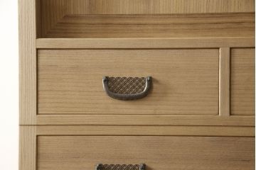 総桐箪笥の見た目を変えずに綺麗にリペア!元の自然な雰囲気をそのままに木地色仕上げ。(四方丸、大丸、桐たんす、和箪笥、和たんす、衣装箪笥)