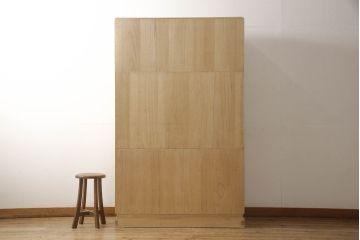 総桐箪笥の見た目を変えずに綺麗にリペア!元の自然な雰囲気をそのままに木地色仕上げ。(四方丸、大丸、桐たんす、和箪笥、和たんす、衣装箪笥)