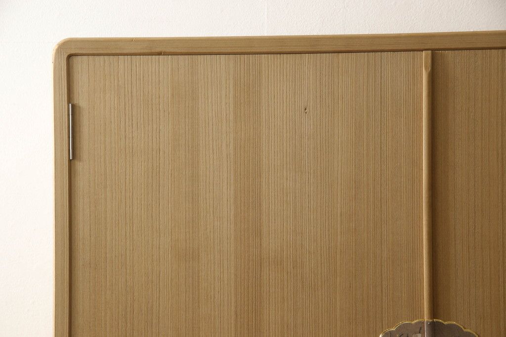 加茂総桐箪笥の見た目を変えずに綺麗にリペア!本来の美しさを活かした木地色仕上げ。(胴厚・四方丸、桐タンス、桐たんす、着物箪笥)