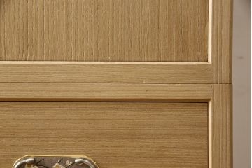 加茂総桐箪笥の見た目を変えずに綺麗にリペア!本来の美しさを活かした木地色仕上げ。(胴厚・四方丸、桐タンス、桐たんす、着物箪笥)