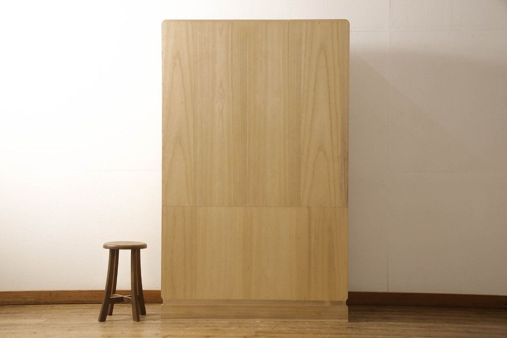 加茂総桐箪笥の見た目を変えずに綺麗にリペア!本来の美しさを活かした木地色仕上げ。(胴厚・四方丸、桐タンス、桐たんす、着物箪笥)