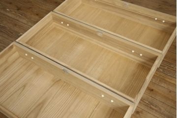 総桐箪笥の見た目を変えずに綺麗にリペア!本来の美しさを活かした木地色仕上げ。(並厚、桐たんす、和タンス、収納箪笥、着物箪笥)