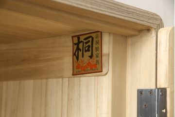 総桐箪笥の見た目を変えずに綺麗にリペア!本来の美しさを活かした木地色仕上げ。(並厚、桐たんす、和タンス、収納箪笥、着物箪笥)