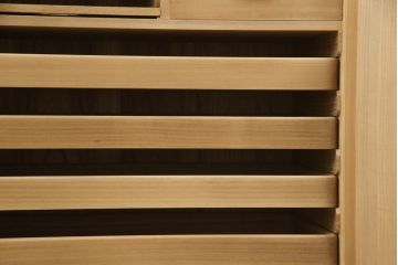 加茂総桐箪笥の見た目を変えずに綺麗にリペア!本来の美しさを活かした木地色仕上げ。(胴厚、桐たんす、着物箪笥、和タンス、衣装箪笥、引き出し)