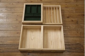 加茂総桐箪笥の見た目を変えずに綺麗にリペア!本来の美しさを活かした木地色仕上げ。(胴厚、桐たんす、着物箪笥、和タンス、衣装箪笥、引き出し)