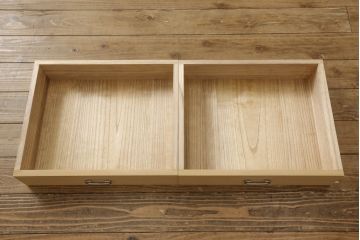 桐箪笥の見た目を変えずに綺麗にリペア!本来の美しさを活かし、蜜蝋ワックスで仕上げ。(総桐たんす、桐タンス、着物箪笥、和タンス)